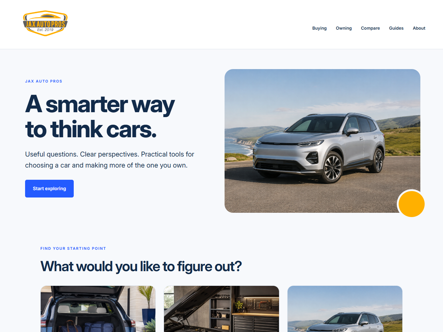 Auto Intel complete website preview