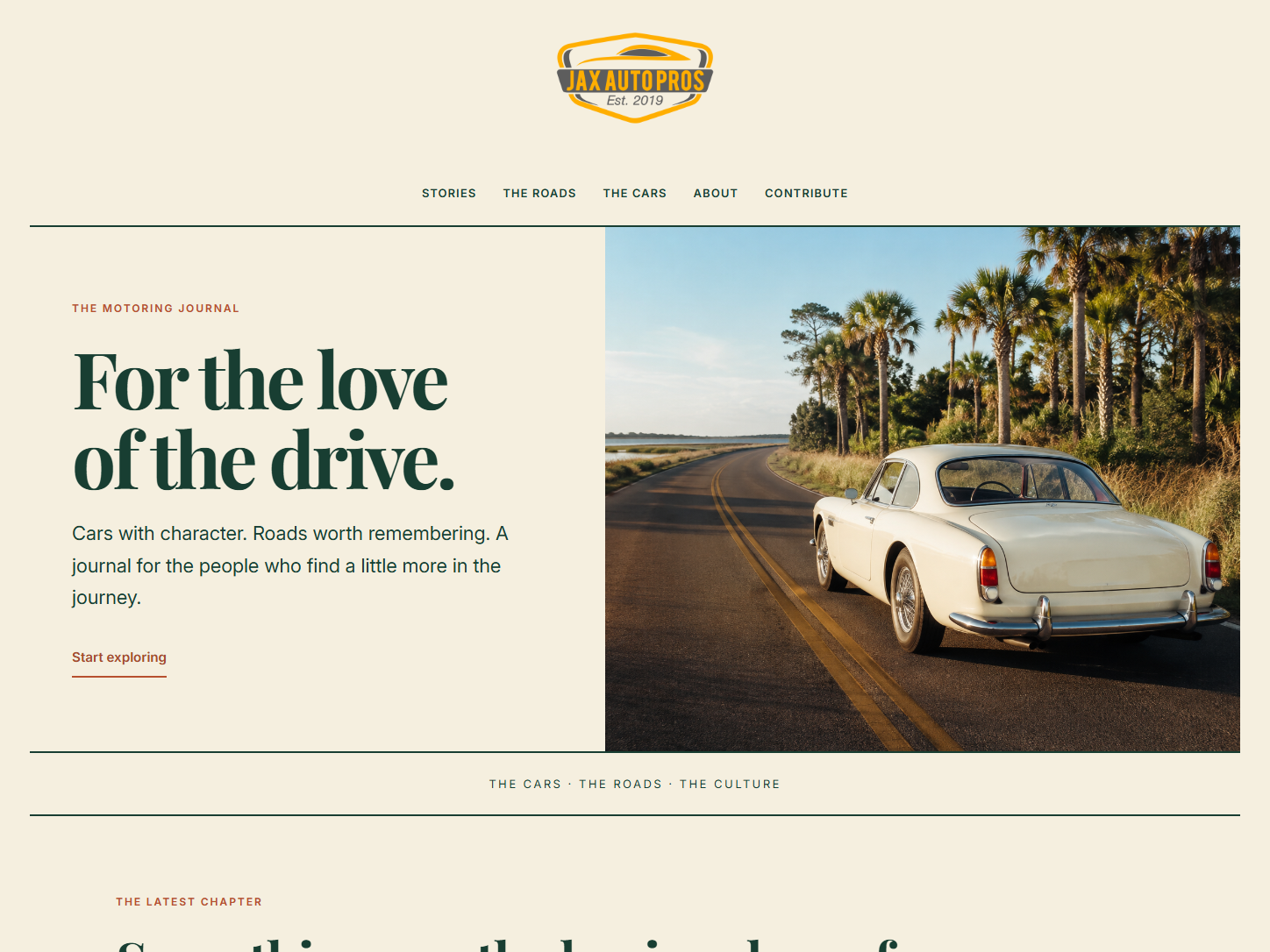 River City Motoring complete website preview